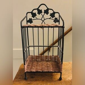 Vintage Miniature Dollhouse Bakers Rack